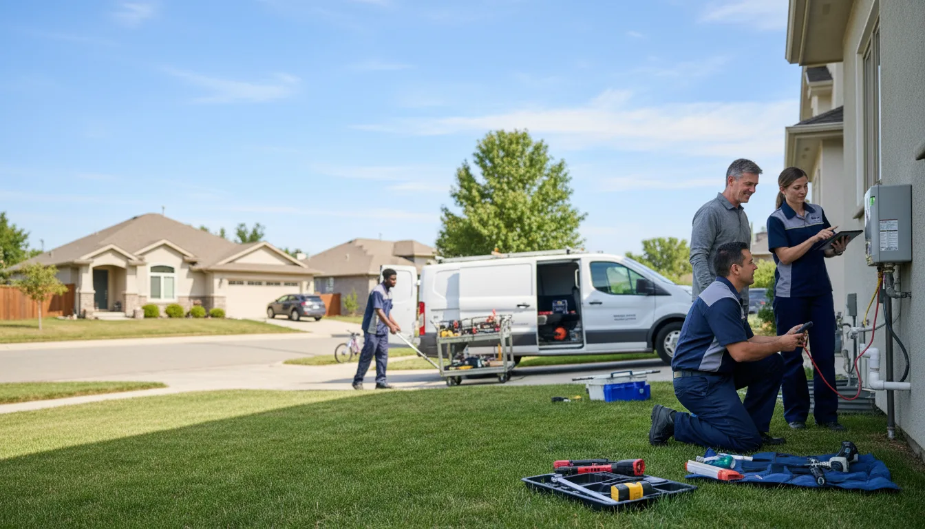 Tankless water heater service in Plano, TX